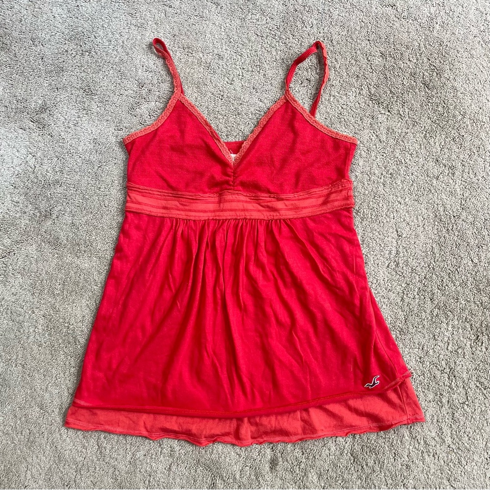hollister babydoll tank